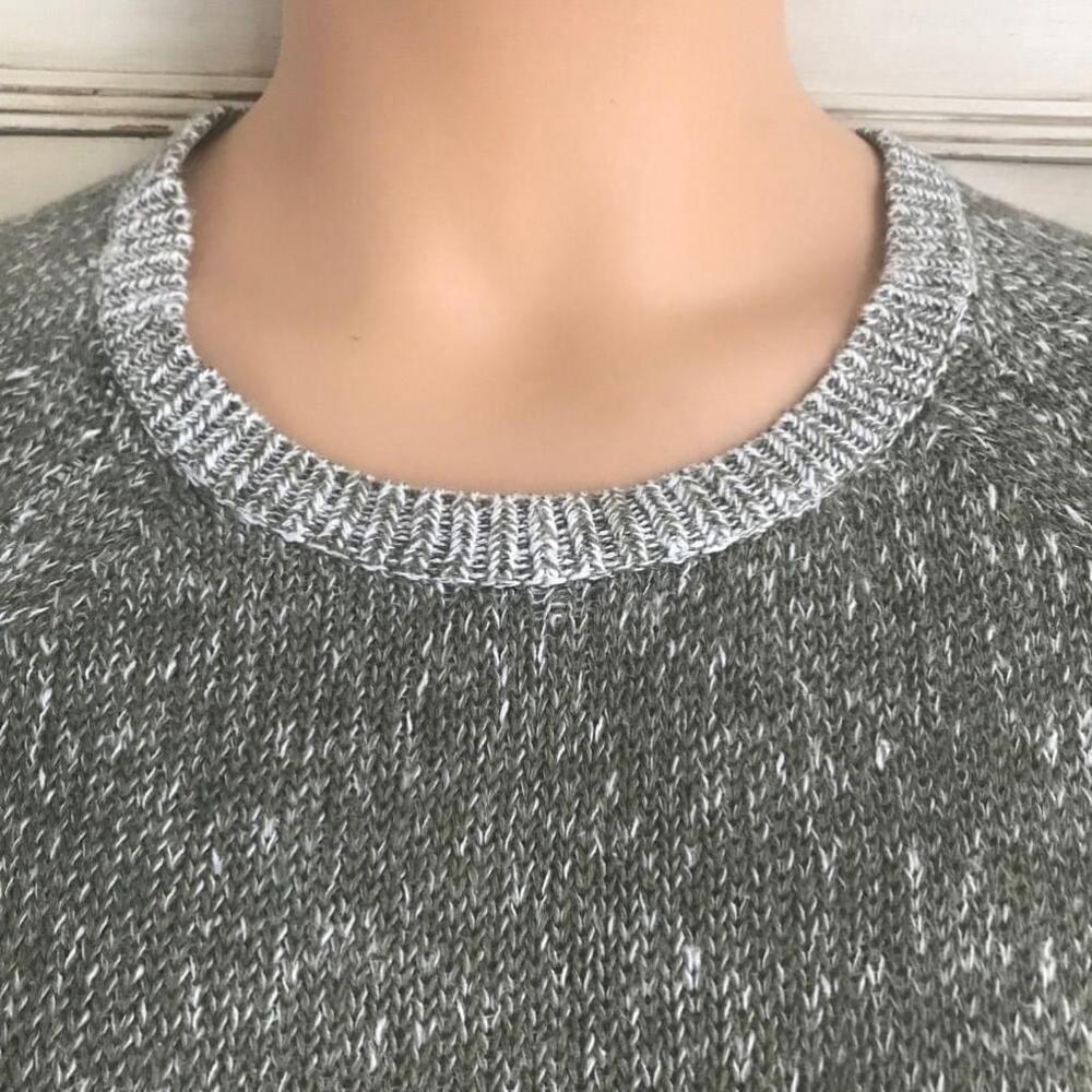 EUC Eileen Fisher Contrasting Cuff Sweater | Size Small Petite - Picture 5 of 9